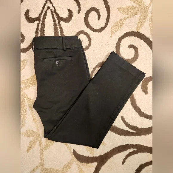 Loft Classic Black Dress Pants Marisa Straight - Picture 6 of 7